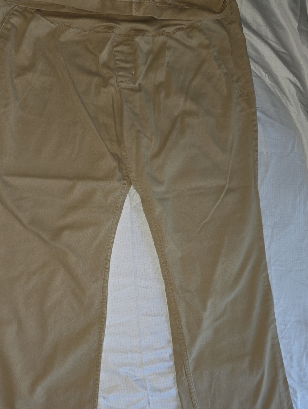 Liz Lange Classic Tan Maternity Stretch Pants, size 16, like new